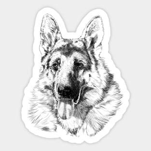 Schäferhund Sticker